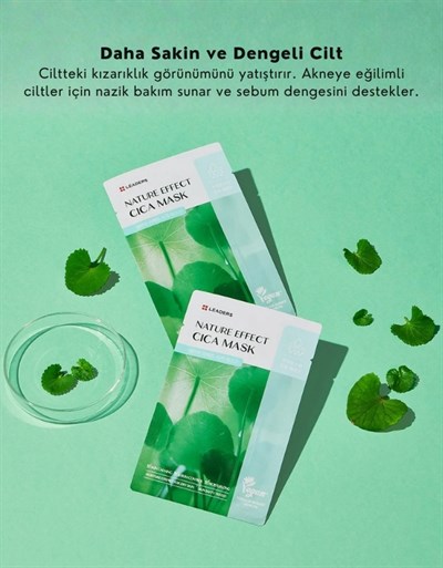Nature Effect Cica Mask | Cica İçerikli Yatıştırıcı Kağıt Maske