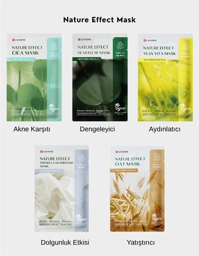 Nature Effect Cica Mask | Cica İçerikli Yatıştırıcı Kağıt Maske