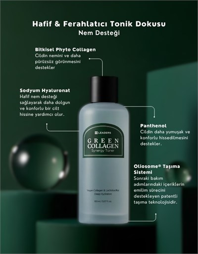 Green Collagen Synergy Toner | Yoğun Nemlendirici Sinerji Tonik | 150ml 