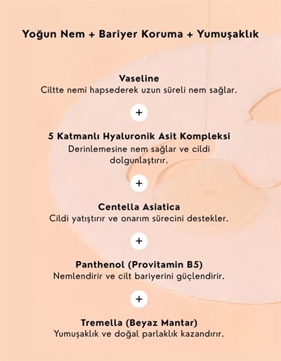 Insolution Light Vaseline Moisturizing Mask | Yoğun Nemlendirici Kağıt Maske