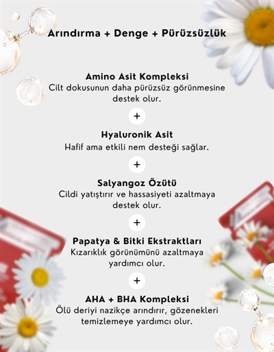 Mediu Amino AC-Free Mask | Akne Karşıtı Kağıt Maske