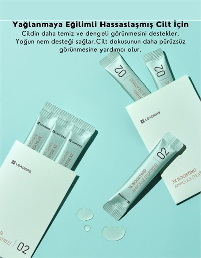 3x TeaTree Boosting Modeling Mask | Gözenek Sıkılaştırıcı Soyulabilir Toz Maske