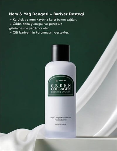 Green Collagen Balancing Emulsion | Bitkisel Kolajen İçerikli Nem Dengeleyici Emülsiyon | 150ml