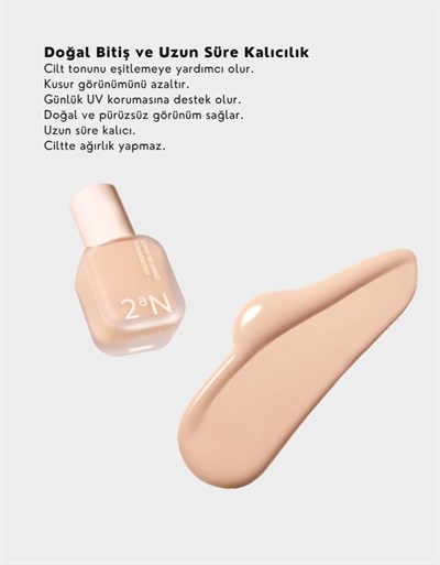 Long Wearing Foundation | Uzun Süre Kalıcı Fondöten | 23 Natural Beige