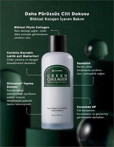Green Collagen Balancing Emulsion | Bitkisel Kolajen İçerikli Nem Dengeleyici Emülsiyon | 150ml