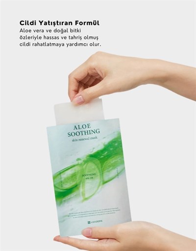 Aloe Soothing Skin Renewal Mask | Hassas Ciltler İçin Yatıştırıcı Kağıt Maske