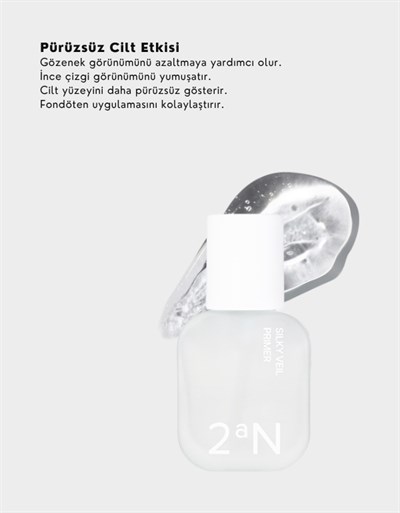 Silky Veil Primer | Gözenek Gizleyen Şeffaf Makyaj Bazı | 30ml