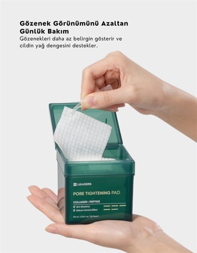 Pore Tightening Toner Pad | Gözenek Sıkılaştırıcı Tonikli Ped | 50 Adet	