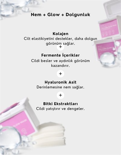 ImPHYTO Collagen Glow Mask | Kolajen Işıltı Maskesi | 20 Adet