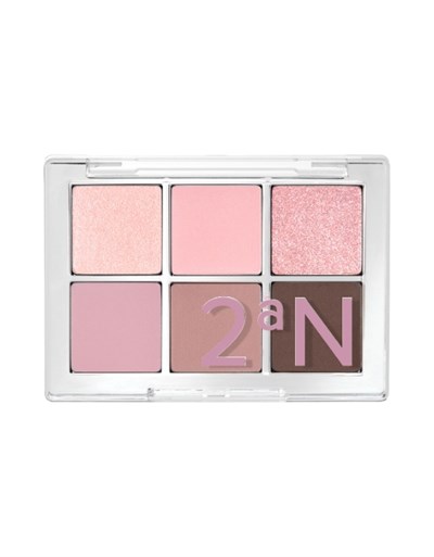 Better Me Eye Palette | 6lı Far Paleti | Mat, Simli ve Işıltılı Renkler | 03 Misty