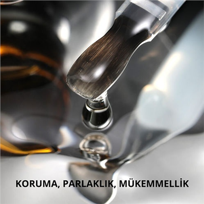 Kalıcı Oje İçin Crystal Top Coat, Nano Fırçalı, 20 ml