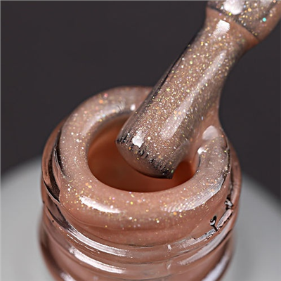 MOMO Kalıcı Oje French Base F013, Işıltılı Nude, 14 ml