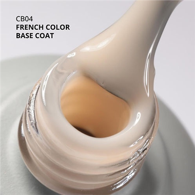 MOMO Kalıcı Oje French Color Base Coat CB04, Açık Bej, 10 ml