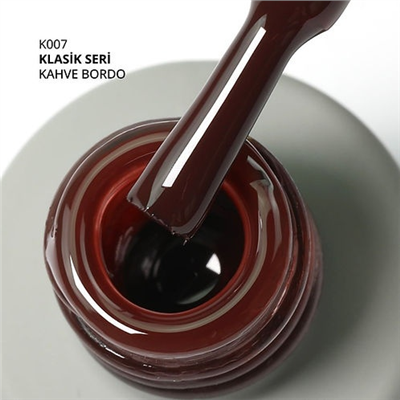 MOMO Kalıcı Oje K007, Kahve Bordo, 14 ml