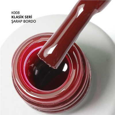 MOMO Kalıcı Oje K008, Şarap Bordo, 14 ml