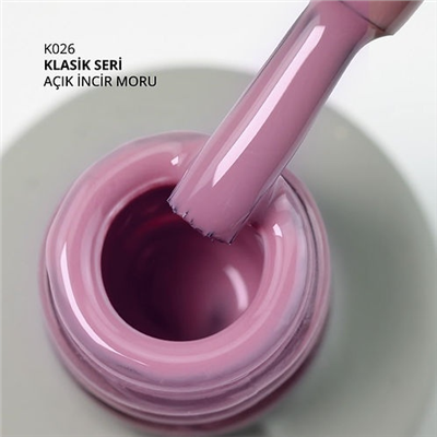 MOMO Kalıcı Oje K026, Açık İncir Moru, 14 ml