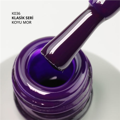 MOMO Kalıcı Oje K036, Koyu Mor, 14 ml