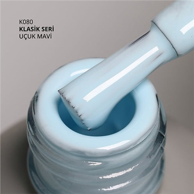 MOMO Kalıcı Oje K080, Uçuk Mavi, 14 ml
