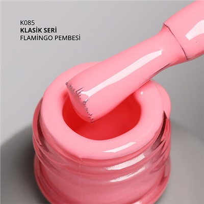 MOMO Kalıcı Oje K085, Flamingo Pembesi, 14 ml