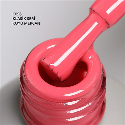 MOMO Kalıcı Oje K096, Koyu Mercan, 14 ml