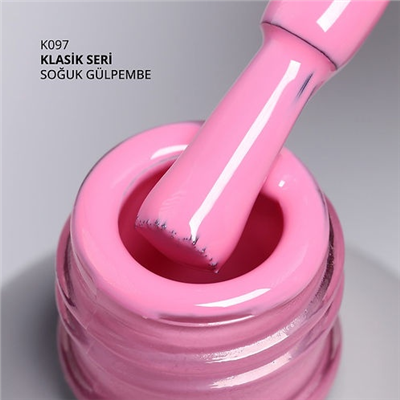 MOMO Kalıcı Oje K097, Soğuk Gülpembe, 14 ml