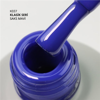 MOMOKalıcı Oje K037, Saks Mavi, 14 ml