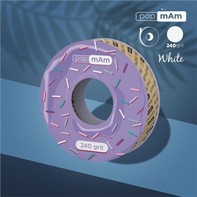 STALEKS PRO Plastik Bobin İçin EXPERT Yedek PapmAm Beyaz Bant Törpü Bloğu, 240 G