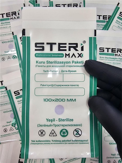 SteriMax Sterilizasyon Zarfı Şeffaf 100x200