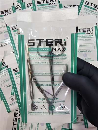 SteriMax Sterilizasyon Zarfı Şeffaf 100x200