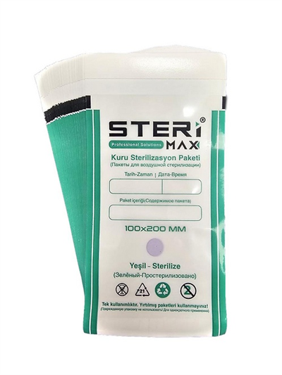 SteriMax Sterilizasyon Zarfı Şeffaf 100x200