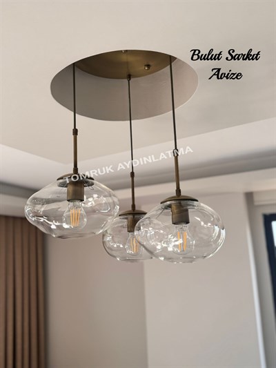 BULUT 3'LÜ SARKIT AVİZE