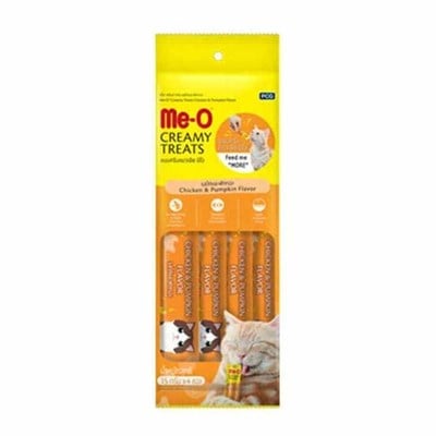 11-ME-O CREAMY TAVUK&BALKABAĞI KEDİ ÖDÜL 4X15GR 12'Lİ