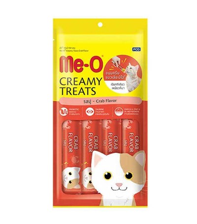 4-ME-O CREAMY YENGEÇ&TON BAL.KEDİ ÖDÜL 4X15GR 12'Lİ