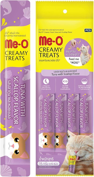 7-ME-O CREAMY DENİZ TAR.&TON BAL.KEDİ ÖDÜL 4X15GR 12'Lİ