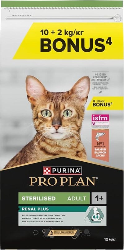 PRO PLAN KEDI STERİL SOMON 10+2 Kg