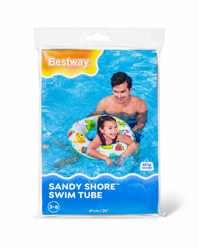 BESTWAY DENİZ SİMİTİ 61 CM ŞEFFAF RENKLİ 24 İNÇ PK*36