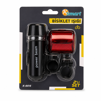 BİSİKLET IŞIĞI ÖN ARKA SET K-4414