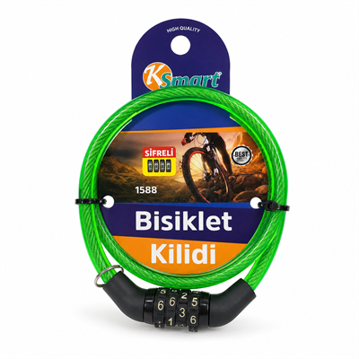 BİSİKLET KİLİDİ EKO ŞİFRELİ K-3668