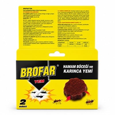 BROFAR KARINCA YEMİ TABLET 2Lİ PK 6*AD