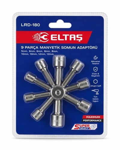 ELTAŞ 9 PARÇA MANYETİK SOMUN SETİ LRD-180