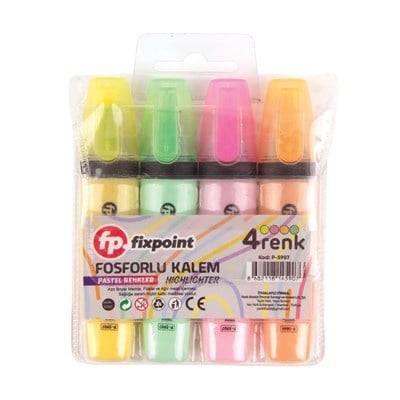 FİXPOİNT FOSFORLU KALEM 4LÜ