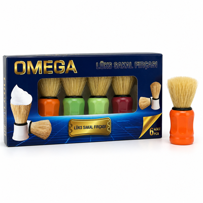 SAKAL FIRÇASI OMEGA PLASTİK SAPLI PK 6*AD