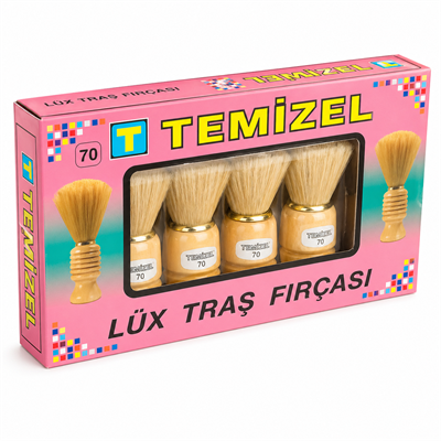SAKAL FIRÇASI PEMBE KUTU TEMİZEL PK 6*AD
