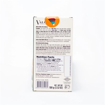 4U Sütlü Antep Fıstıklı Çikolata  100 g