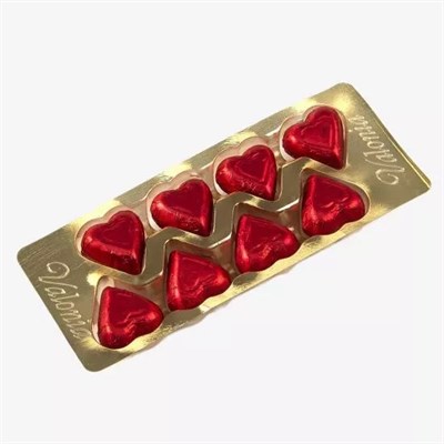 Valonia Milano Kırmızı Kalpler 600 g