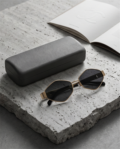 NADIA Gold Hex & Black Güneş Gözlüğü