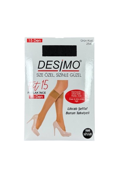 Fit 15 Parlak Dizaltı SİYAH (500)