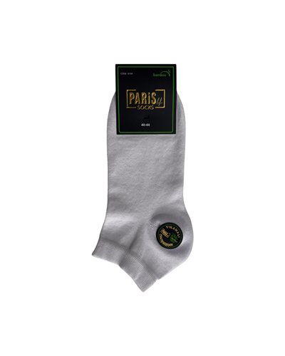 Premium Erkek Bambu Dikişsiz 4 Mevsim Patik Çorap – 12 Çift - BEYAZ