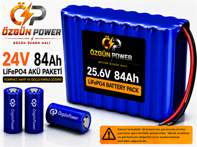 24 Volt 84Ah LiFePO4 Lityum Batarya