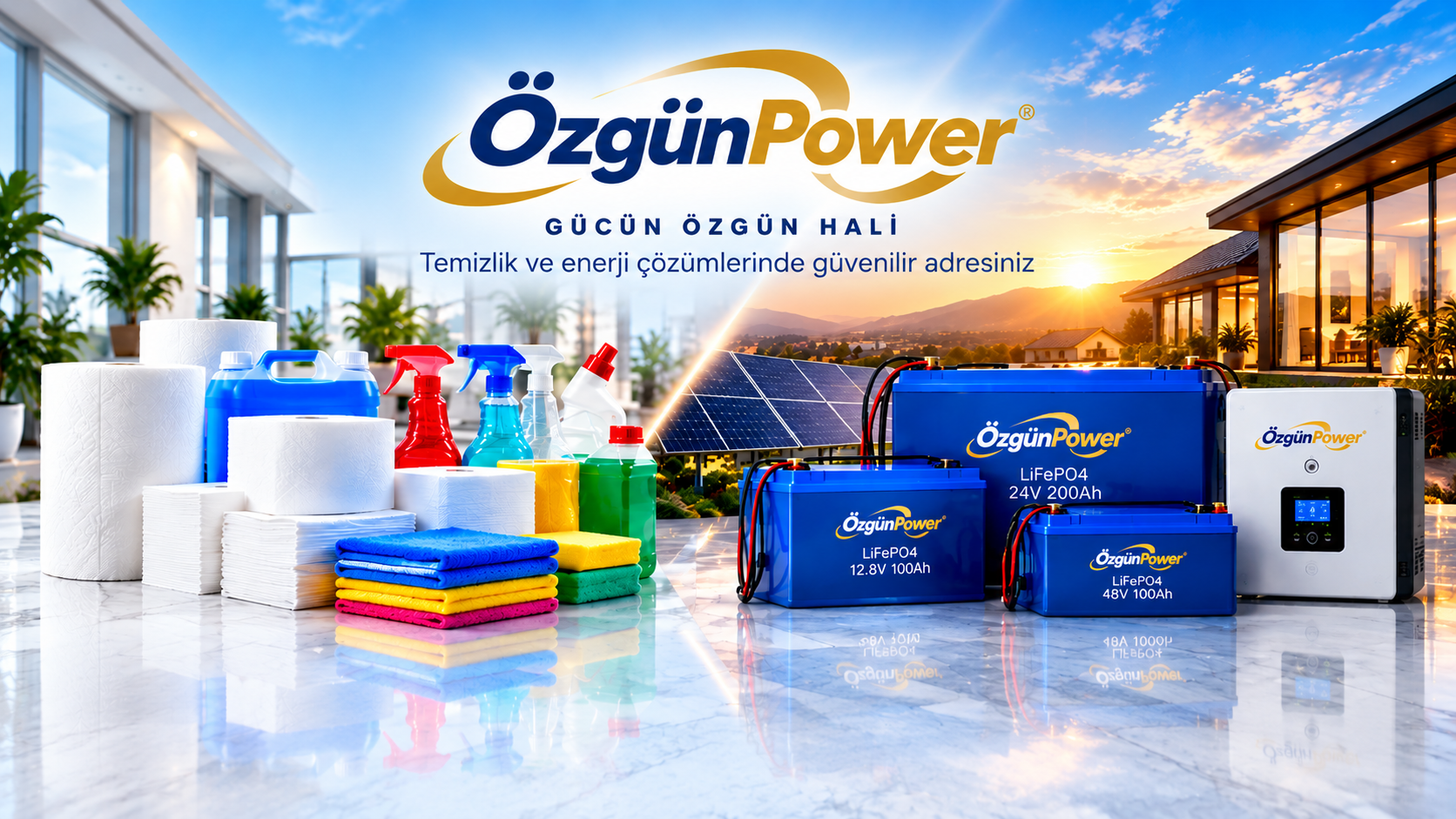ÖzgünPower temizlik ve enerji çözümleri